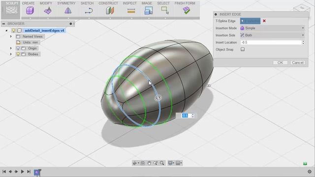 Add edges to your t spline body смотреть онлайн