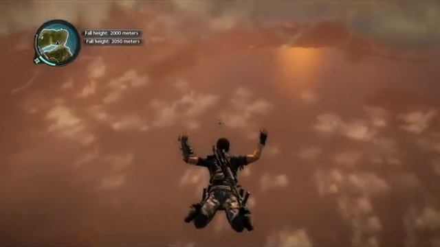 Just Cause 2 video - Base Jump Cheat - 5000+ m смотреть онлайн
