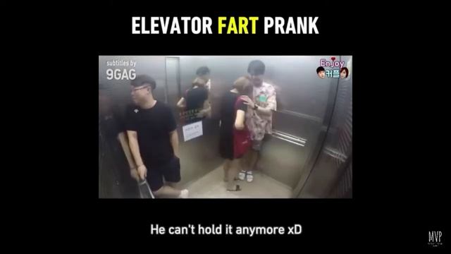 The FUNNIEST FART PRANK IN KOREA😂😂😂(Elevator) смотреть онлайн