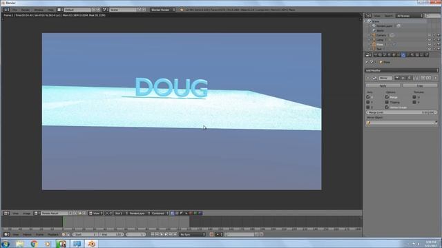 How to do a animated text in blender смотреть онлайн