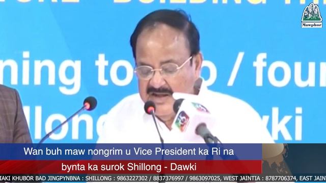 Wan buh maw nongrim u Vice President ka Ri na bynta ka surok Shillong - Dawki смотреть онлайн
