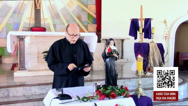 NOVENA DE SANTA RITA - 20/02 09H00 - 8º DIA: RITA AMANTE DO CRUCIFICADO смотреть онлайн