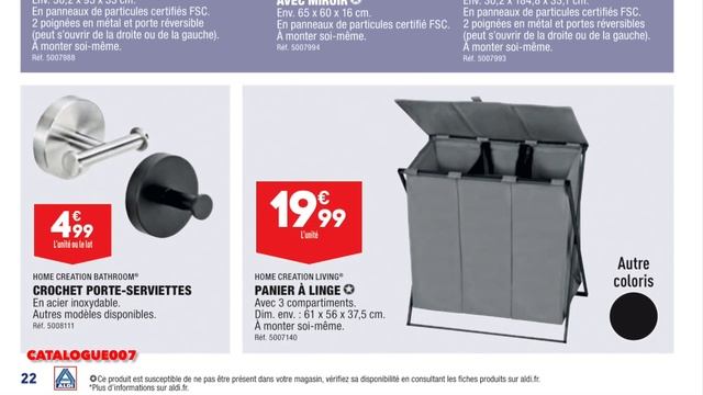 CATALOGUE ALDI DU 31 JANVIER AU 6 FÉVRIER 2023 ⚠️ ARRIVAGES & BONS PLANS 🤑 смотреть онлайн