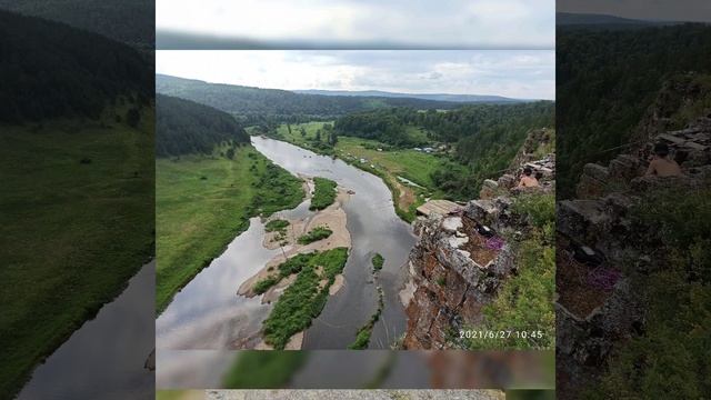Nature of Russia. Chelyabinsk region, Yuryuzan river. смотреть онлайн