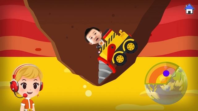 What does the inside of the earth look like? | Robocar Poli Earthquake Safety | KIGLE GAMES смотреть онлайн