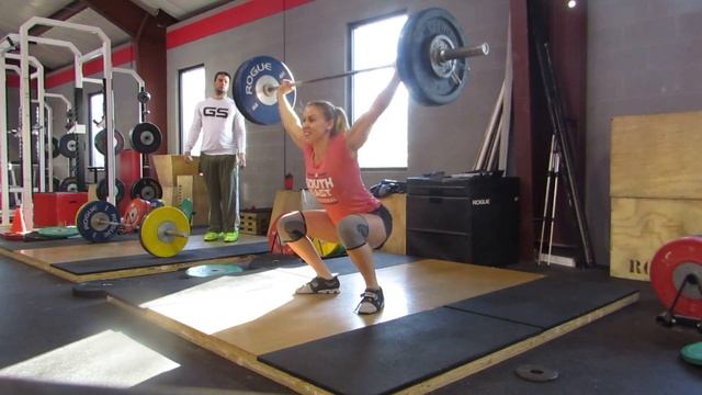 Ali hang snatch + snatch @ 155 lb смотреть онлайн
