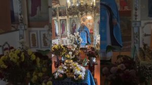 приехал  ковчег с честицой ризы пресвятой Богородицы в рп Мухтолово