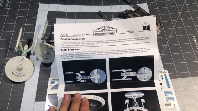 Constitution Class MK III 2500 Scale From Alternate Paradigms/ Multi-Verse Models