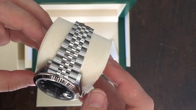 Rolex Oyster Perpetual Datejust 41MM Jubilee Diamond 126334 Unboxing смотреть онлайн