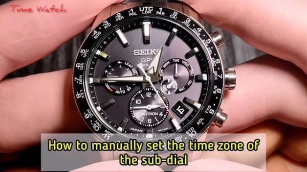How to Set Time manually Seiko Astron GPS SH003J1 [5X53] @timewatchdc