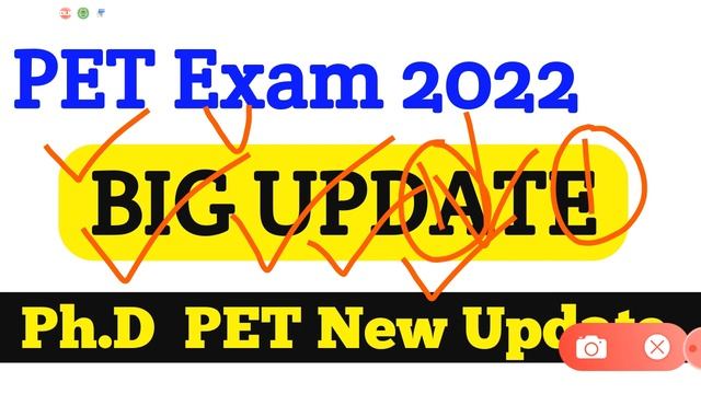 Ph.D PET 2022 New Update || PET Official Notification || Sppu Pet 2022 Update || смотреть онлайн