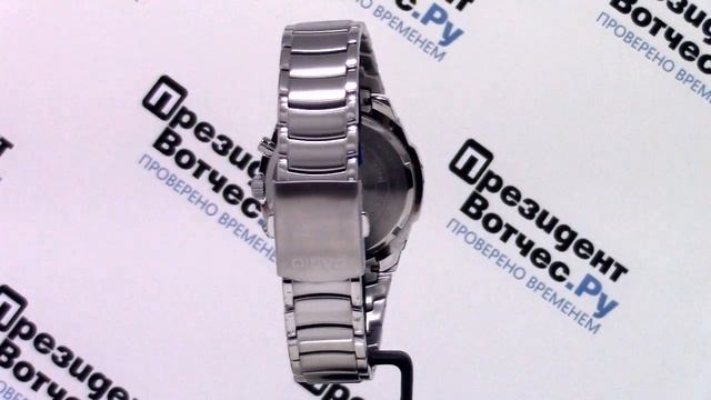 Часы Casio EDIFICE EF-512D-1A [EF-512D-1AVEF] - Круговой обзор от PresidentWatches.Ru смотреть онлайн