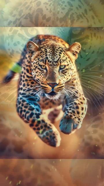 Шустрый леопард и гиена. Интересный момент смотреть онлайн