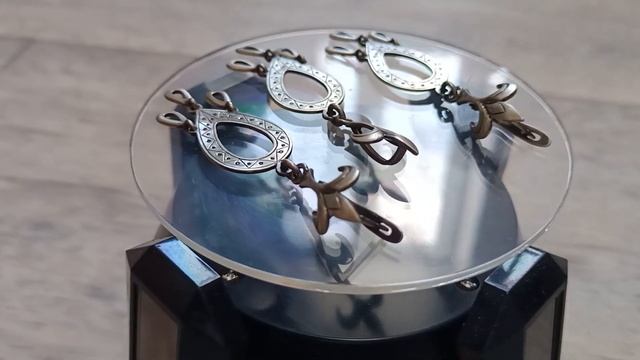Эксклюзивные авторские украшения Набор Капли серьги и кулон.Нео Этника. смотреть онлайн