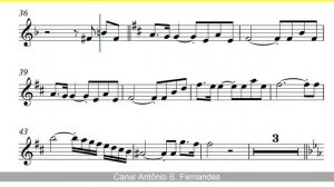 The phantom of the Opera - Nightwish (Sheet Music) Alto Sax ( 720 X 1280 )