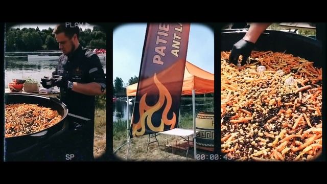 Uzbekiškas plovas 250 litrų kazane / Uzbek pilaf in 250 l qozon. смотреть онлайн