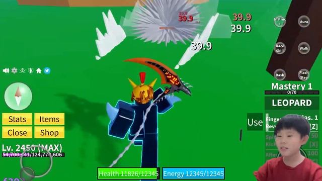 W Trade To Perm Leopard in Blox Fruits! смотреть онлайн