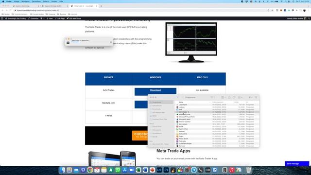 Installation of MetaTrader 4 (MT4) on Apple MacOS смотреть онлайн