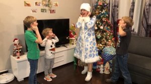 Наша мама Снегурочка!