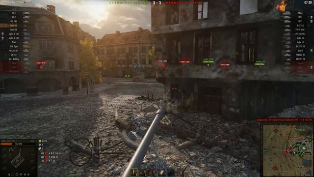 WorldOfTanks GRILLE 15 - 7.500 ДАМАГА!!!