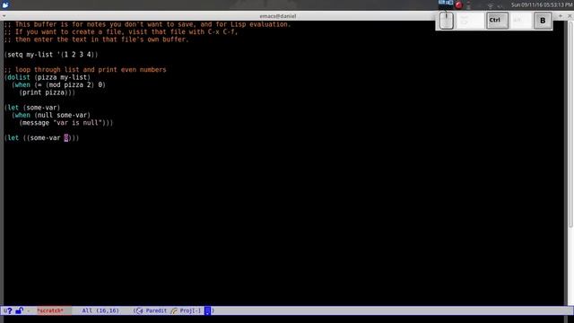 Elisp Tutorial - Part 3 Looping and Local Variables смотреть онлайн