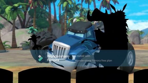 Timon and Pumbaa At The Cinema T Rex Trouble