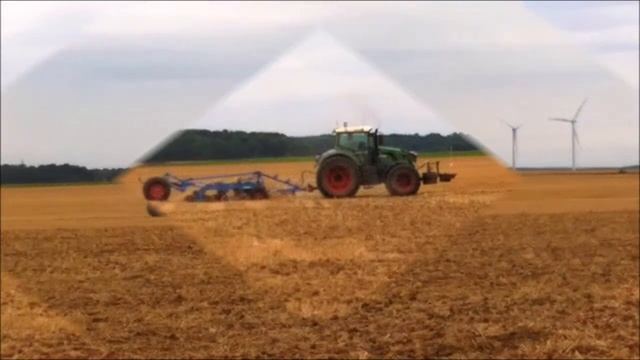 déchaumage 2017 fendt 828 déchaumeur Lemken смотреть онлайн