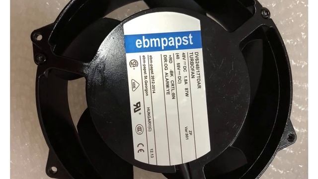 DV6248/17TDAR 48V 1.8A 87W 5wires Cooling Fan Refurbished