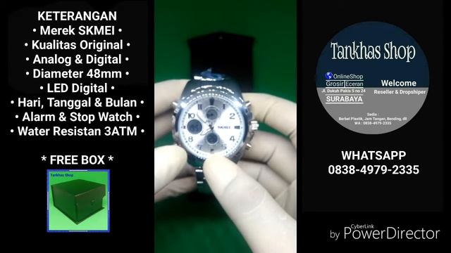 Jam Tangan Pria Rantai SKMEI ORIGINAL Dual Time 1021 Water Resist смотреть онлайн