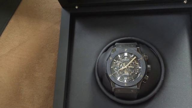 Hublot Aerofusion Black Magic смотреть онлайн