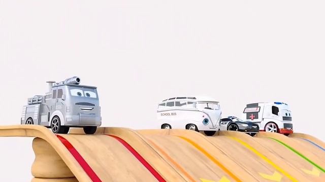 Мультик про #машинки. Для детей. Изучаем #цвета часть #1. смотреть онлайн