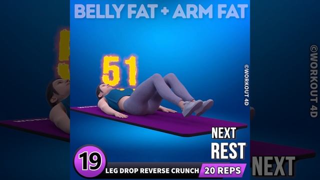 BELLY FAT + ARM FAT | LOSE 2 IN 1 | SURPRISING RESULTS смотреть онлайн