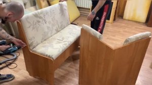 ПЕРЕТЯЖКА КУХОННОГО УГОЛКА СВОИМИ РУКАМИ