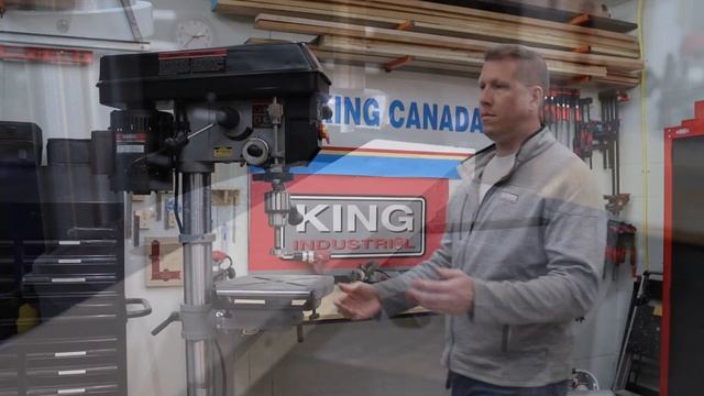 KING CANADA 12" & 15" Variable Speed Drill Presses смотреть онлайн