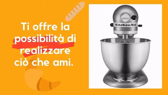 🍰KitchenAid 5K45SSESL Robot da Cucina in Zinco Pressofuso Miscelatore planetario originale смотреть онлайн