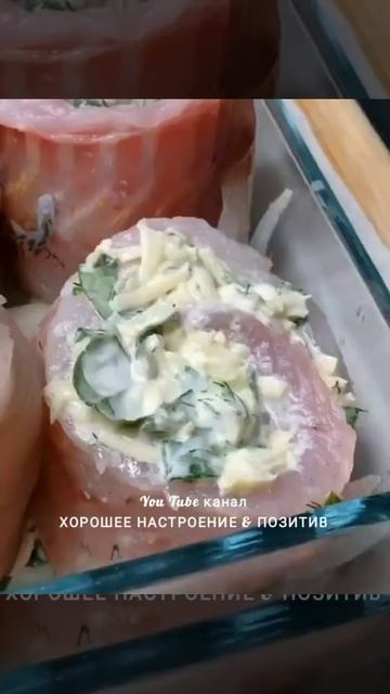 Рыбные рулеты.👩🍳 #shorts #короткиевидео #рулеты #рецепты #short #shortsvideo смотреть онлайн