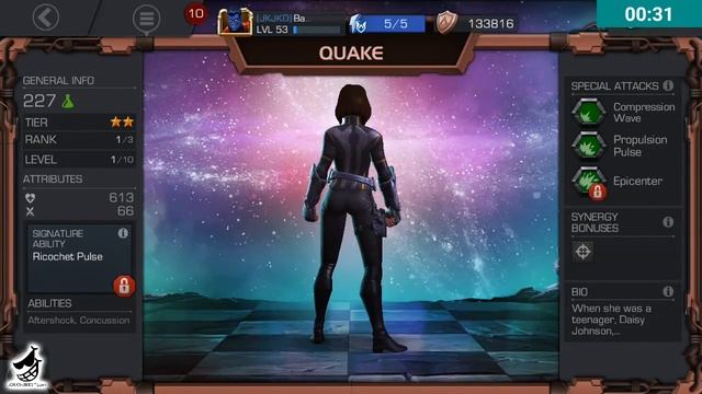 MCOC QUAKE AWAKENING GEM SIGNATURE ABILITY REVIEW September 21, 2016 смотреть онлайн