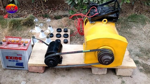 We Make Free Energy Generator 220v With 12v Battery Charger Recycle Free Electricity Generator смотреть онлайн