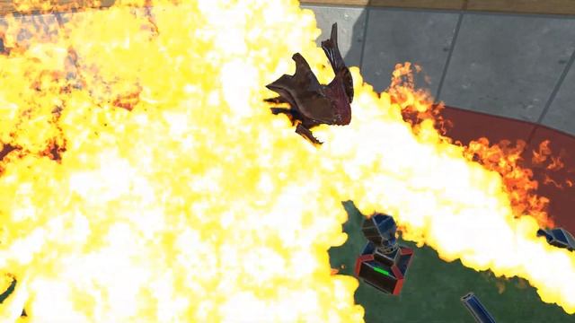 Kaiju Monster Falls into The Fiery Pit Of Death - ARBS смотреть онлайн