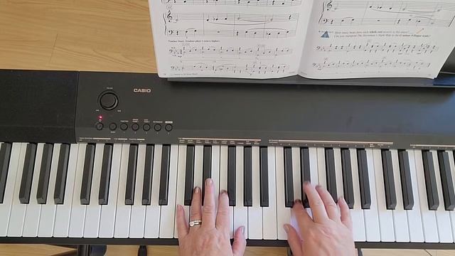 PIANO DEMO TUTORIAL"The Horseman's Night Ride" Piano Adventures Level 2A Performance Book. смотреть онлайн