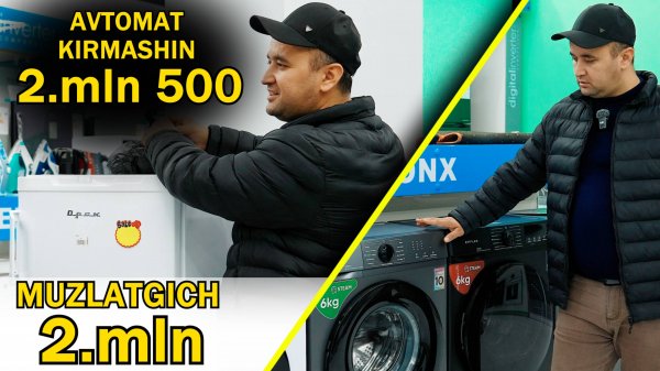 ORGINAL MAISHIY TEXNIKALAR. BO'LIB TO'LASH. TEXNO UY