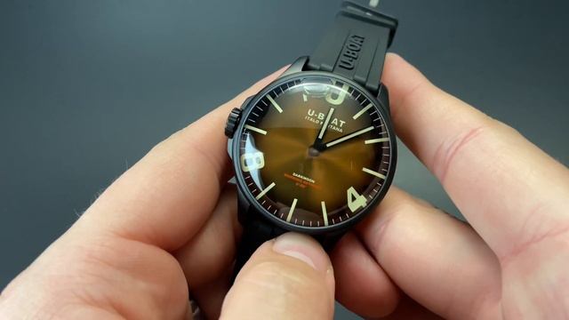 U-Boat Darkmoon Brown - Oil Filled Watch!
