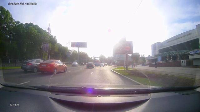 Контроль скорости, в спину