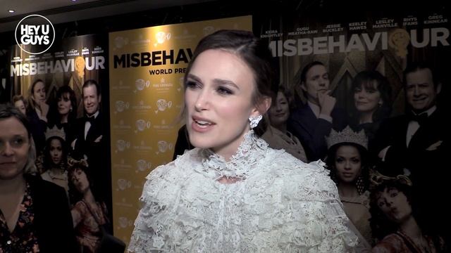 Keira Knightley on the importance of telling the story of Misbehaviour - Premiere Interview смотреть онлайн