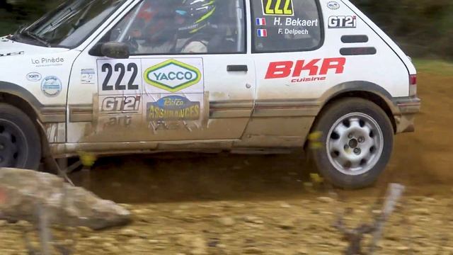 Rallye Terre de Vaucluse 2022 - Peugeot 205 GTI N°222 - Hugo BEKAERT et Florent DELPECH смотреть онлайн