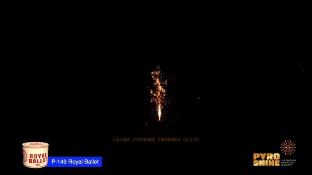 P-149 Royal Ballet 200g fountain Pyroshine fireworks смотреть онлайн