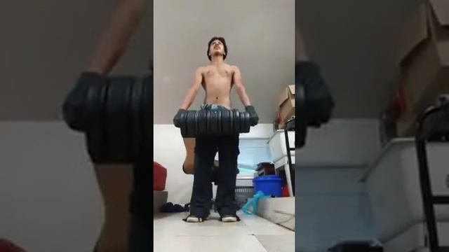 90 Pounds Weight Shoulders Shrugs - 40 Reps In One Minute 51 Reps In 77 Seconds смотреть онлайн