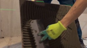 НЕ УКЛАДЫВАЙ плитку НЕ ПОСМОТРЕВ ЭТО! САМЫЙ ПРОСТОЙ СПОСОБ как уложить плитку на стены.