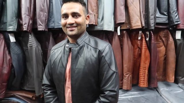 Leather Jacket Factory Tour 😱🔥- 100% Original Leather Jackets | My Winter Shopping смотреть онлайн