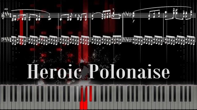 "Heroic Polonaise" Chopin Piano Tutorial | Sheet Music смотреть онлайн